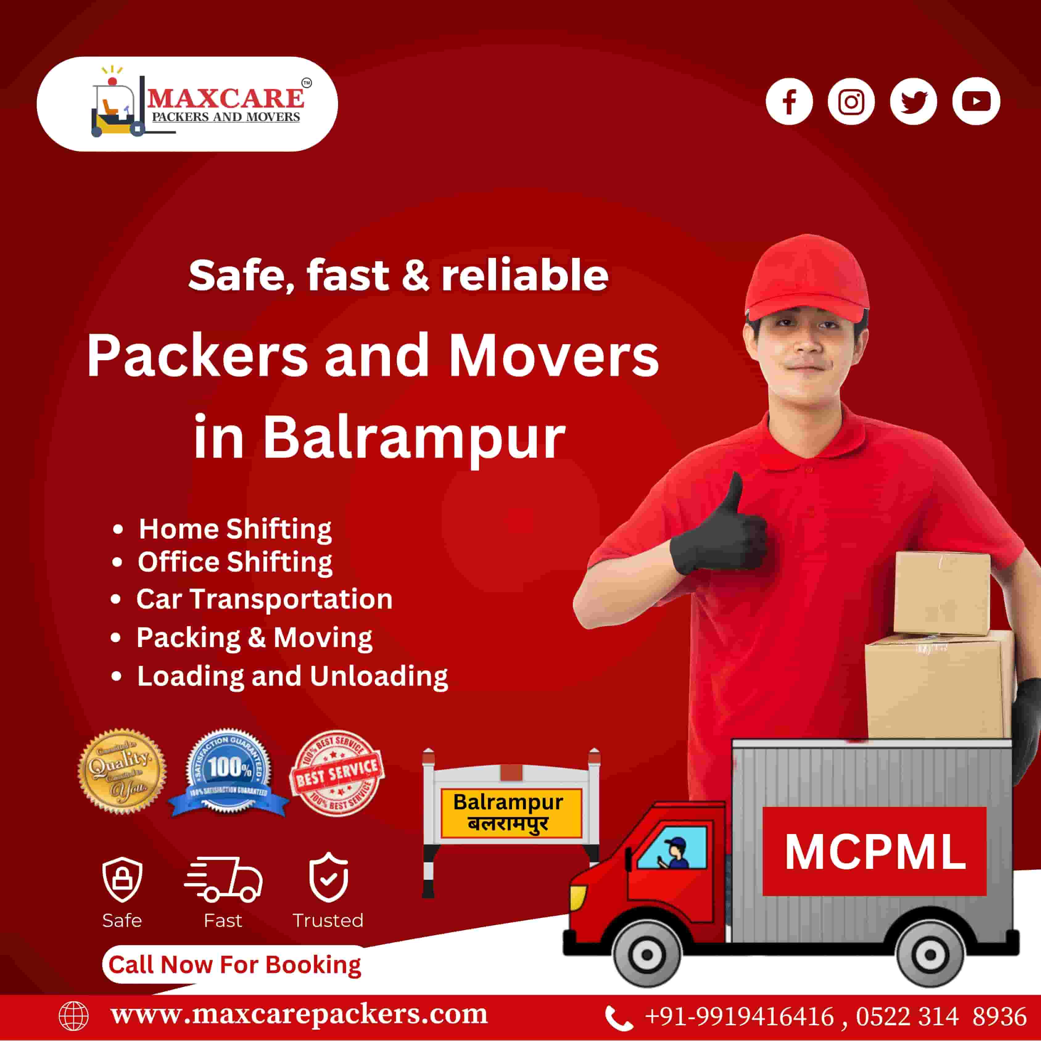 Packers and Movers in Balrampur