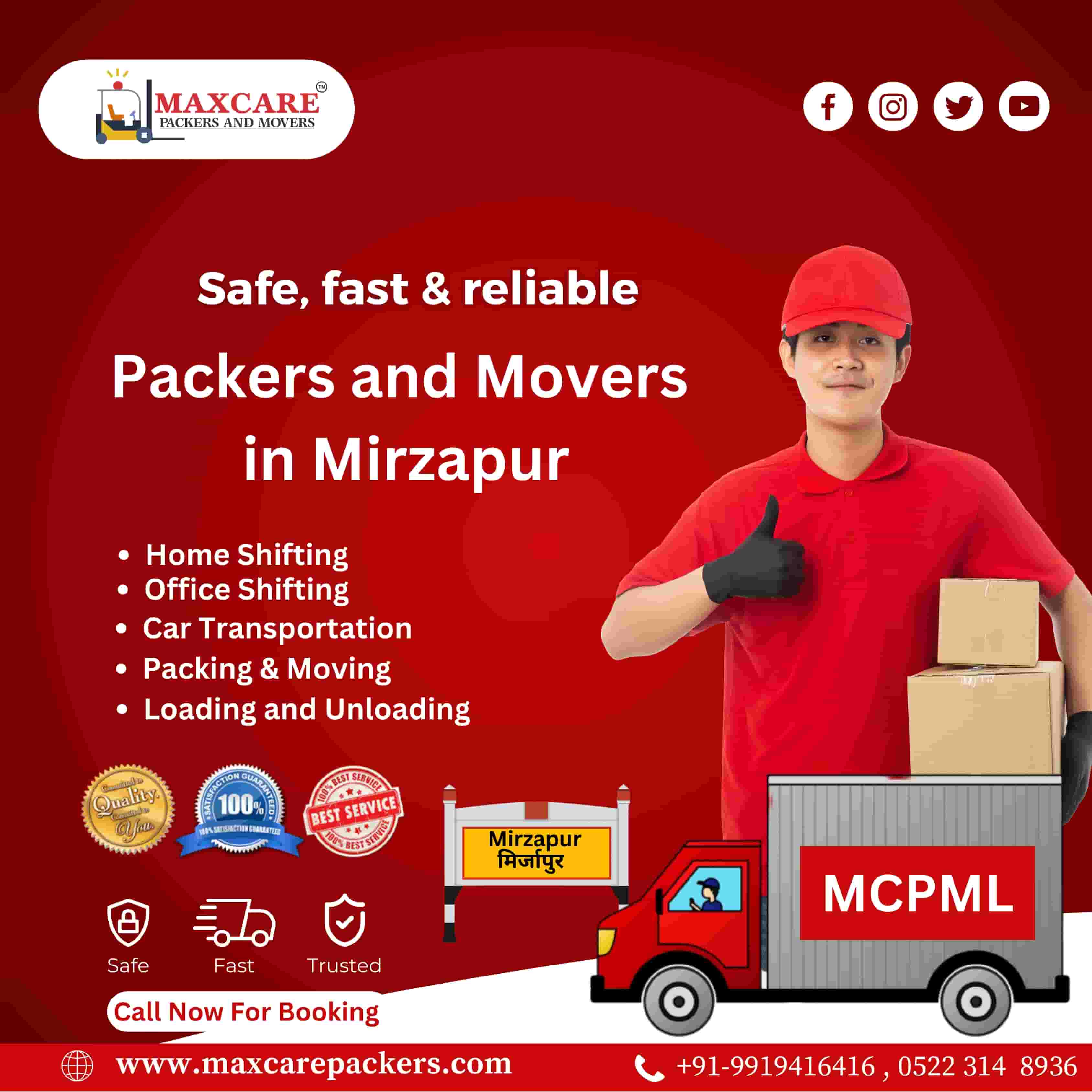Packers and Movers in Mirzapur
