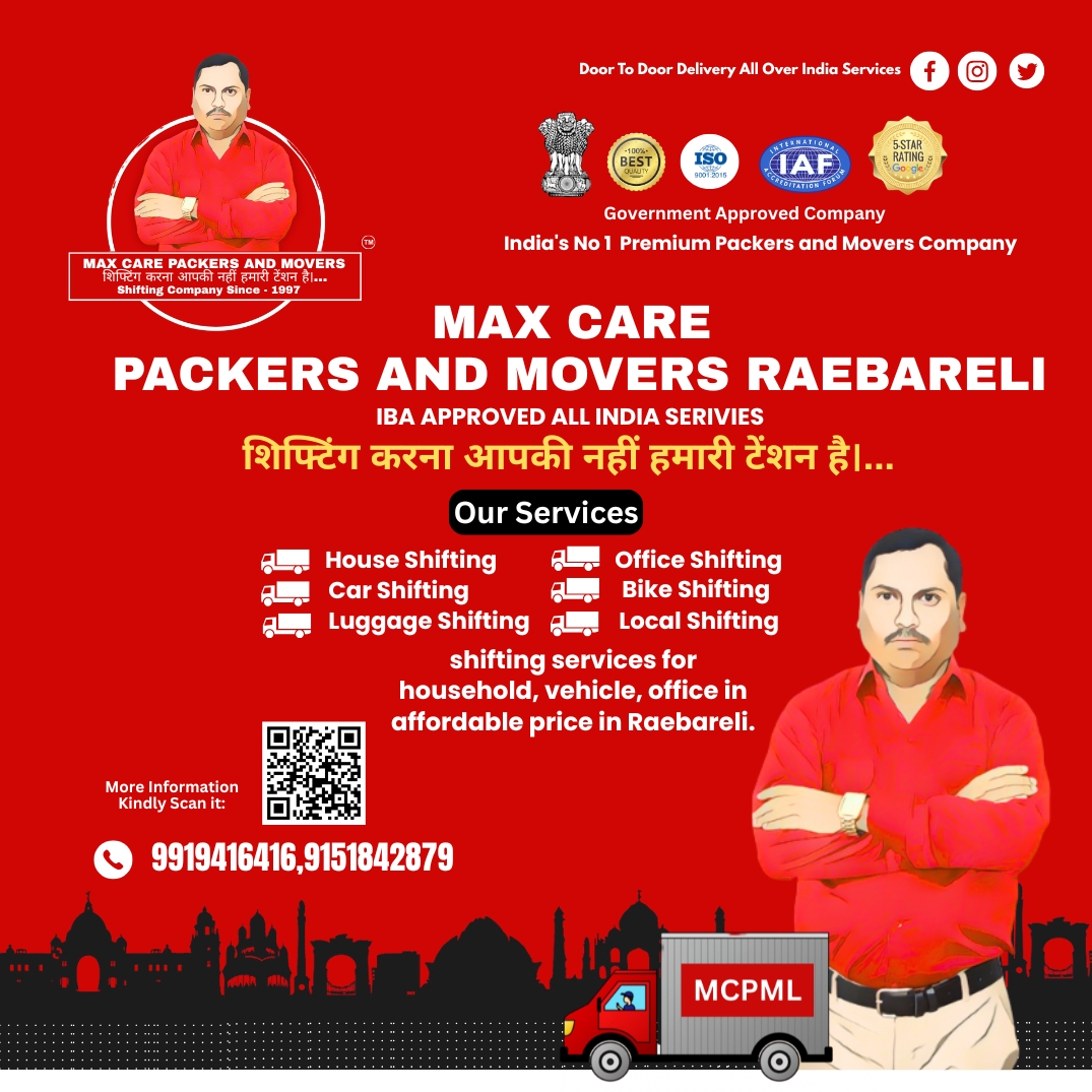 Packers and Movers in Raebareli